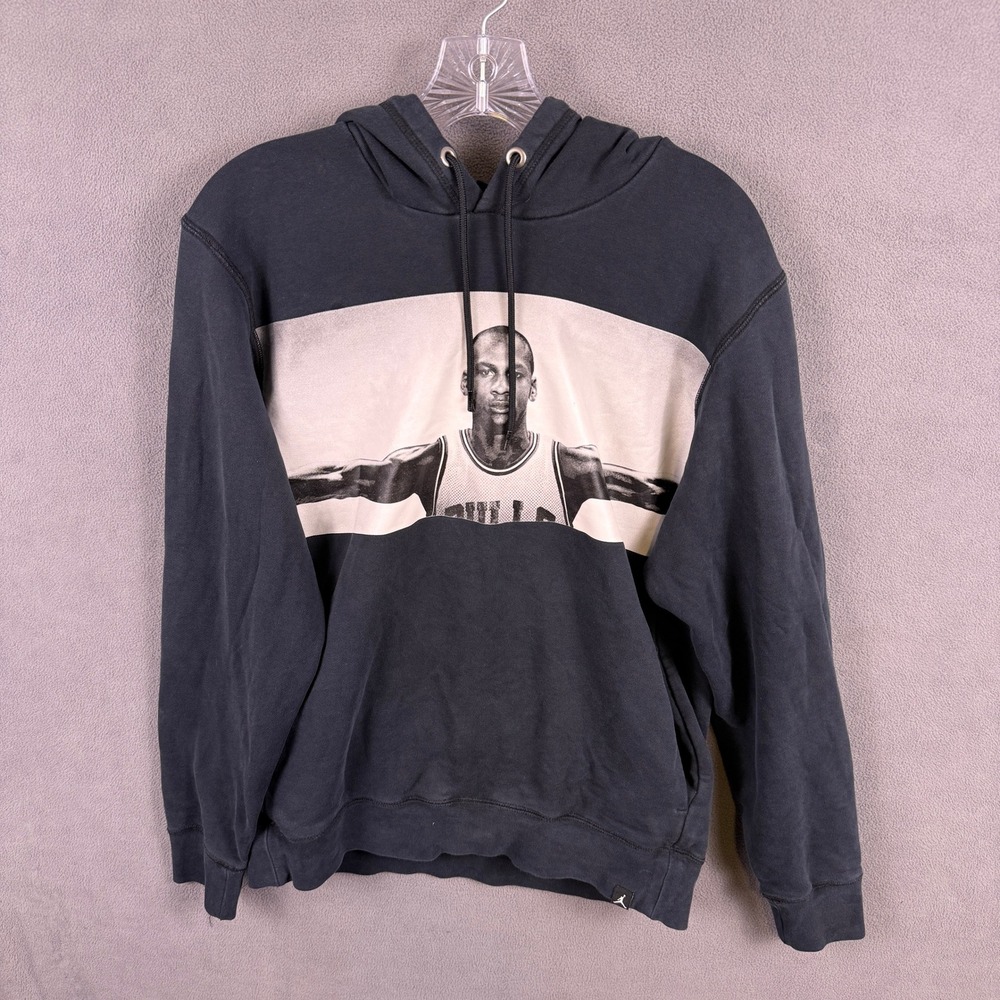 Jordan Michael Jordan Graphic Hoodie Mens Size M Black 886838-010